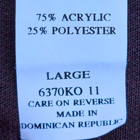 Cathy Daniels Chocolate Brown Bouclé knit Beaded Zip Up Top/Jacket - L - Picture 7 of 8